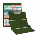 WhiteCoat Clipboard® Trifold - Army Green Veterinary Medicine Edition
